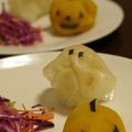 ＭＯＭＯＮＡＢＥ's cooksnap of when they made ハロウィン♪おばけサラダ.
