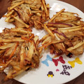 クックWDEOGO☆'s cooksnap of when they made ◆ゴボウ香る♪さつま芋と鶏挽肉のかき揚げ.