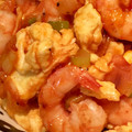 ポキカイ's cooksnap of when they made 簡単旨い！海老と玉子のチリソース炒め.