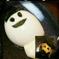 ☆大ちゃんママ☆'s cooksnap of when they made ゆでたまゴーストでハロウィン☆お弁当にも.