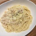 hal+'s cooksnap of when they made クラムチャウダースープパスタ.