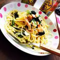 クックNAXO0X☆'s cooksnap of when they made 定番 ほうれん草とベーコンのパスタ.