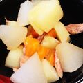カメ姫☆'s cooksnap of when they made 大根と人参のツナ煮(右上).