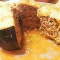 レモン県's cooksnap of when they made いい感じ！かぼちゃ肉詰めオーブン焼き.