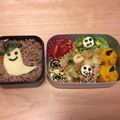 ♡りっくんママ♡'s cooksnap of when they made ハロウィン☆ジャックそぼろ弁当・キャラ弁.