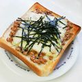taako1552's cooksnap of when they made 納豆好きのトースト♪簡単(^-^)/.