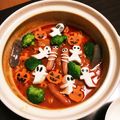 あこまろんけー's cooksnap of when they made ハロウィン鍋 デコ鍋 キャラ鍋.