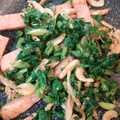 ふぁんたにゃん's cooksnap of when they made かぶの葉と桜えびの炒め煮☆常備菜.