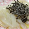 sugimona's cooksnap of when they made ★イカの塩コンブ添え★.