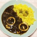 ♡yummy♡'s cooksnap of when they made 函館イカ墨ブラックカレー.