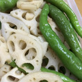 ♪まるえ's cooksnap of when they made 楽々おつまみ♬蓮根とシシトウの甘辛炒め。.