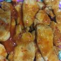 キャップとラム's cooksnap of when they made 簡単～鶏むね肉のピリ辛味噌照り焼き.