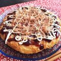 ♡tmk☆'s cooksnap of when they made 素麺リメイクでお好み焼き.