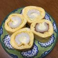 YUKIKI☆'s cooksnap of when they made 卵焼きinちくわチーズ.