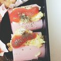 ☆ちえみん's cooksnap of when they made ♡魚肉ソーセージで卵サンド♡.