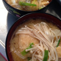 ムーヒツジ's cooksnap of when they made えのきと卵のお味噌汁.