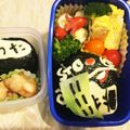 emu88's cooksnap of when they made 仮面ライダーエグゼイド☆スナイプキャラ弁.