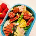 ａkェ★ｍaｍa's cooksnap of when they made キャラ弁 ★ジュウオウジャー★.