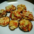 くみみん♪'s cooksnap of when they made トースターで簡単☆椎茸のキムチーズ焼き.