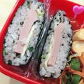 ゆーこリン♡'s cooksnap of when they made ☆忙しい朝のおにぎらず☆.