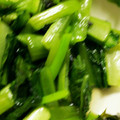 sknstr's cooksnap of when they made ♪小松菜とわかめの和え物♪.