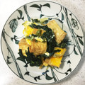 RoomA's cooksnap of when they made 厚揚げ・小松菜の卵とじ.