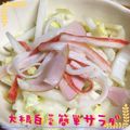 まゆちゃろ's cooksnap of when they made 大根と白菜の簡単サラダ♪.