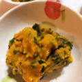 ミニィ1212's cooksnap of when they made かぼちゃとほうれん草のサラダ.