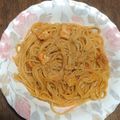 はむじぶ。's cooksnap of when they made 包丁なし！簡単ツナ&トマトスパ♡.