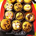 Kochen♡'s cooksnap of when they made Halloweenﾐﾆﾐﾆカップケーキ♡.