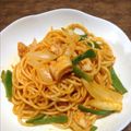 はむじぶ。's cooksnap of when they made 包丁なし！簡単ツナ&トマトスパ♡.