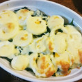 じょんlove's cooksnap of when they made ほうれん草とたまごのチーズ焼き☆*+.