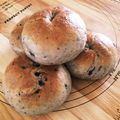 kyaoringo☆'s cooksnap of when they made 簡単♪ブルーベリーベーグル.