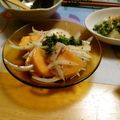 komutatata's cooksnap of when they made 柿とハムのハニーマスタードマリネ.