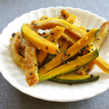 簡単手抜きママ's cooksnap of when they made 常備菜♪南瓜とさつま揚げのきんぴら.