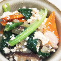 ぺろむーしゃ's cooksnap of when they made 簡単！小松菜とごぼう 玉ねぎの白和え♡.