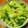 めおな's cooksnap of when they made レンジで簡単☆キャベツナ胡麻和え。.