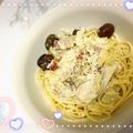 ジャムねえさん's cooksnap of when they made 意外な美味しさ♡栗のクリームパスタ♪.