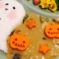 ＲＫくんママ's cooksnap of when they made ハロウィン♪人参ランタンとチーズおばけ.