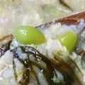 agoagoago's cooksnap of when they made ふわふわ卵のもずく雑炊.