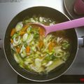 彩音ｍａｍａ's cooksnap of when they made 水餃子☆スープ.