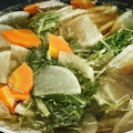 生まれは蜂蜜's cooksnap of when they made 水菜と大根の煮物.