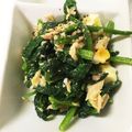 38みつばち's cooksnap of when they made さっぱりほうれん草とツナのサラダ 簡単.