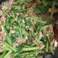 春ちゃんしょうちゃん's cooksnap of when they made 豚肉小松菜のチンジャオロース風簡単炒め物.