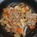 クック31TEM6☆'s cooksnap of when they made 豚バラとじゃがいもの甘辛炒め.