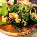べるＬ＠ＮＩ's cooksnap of when they made 小松菜とおじゃこの塩昆布炒め.