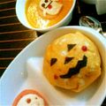 居眠り姫愛's cooksnap of when they made ハロウィンオムライスとスープ.