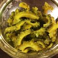 poromiku's cooksnap of when they made ゴーヤの和風ピクルス？はちみつ酢醤油漬け.