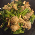 ふじかな's cooksnap of when they made 豚バラ肉とつるむらさきの豆板醤炒め.