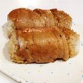 にこジュニア's cooksnap of when they made 簡単15分！豚バラde肉巻きおにぎり.